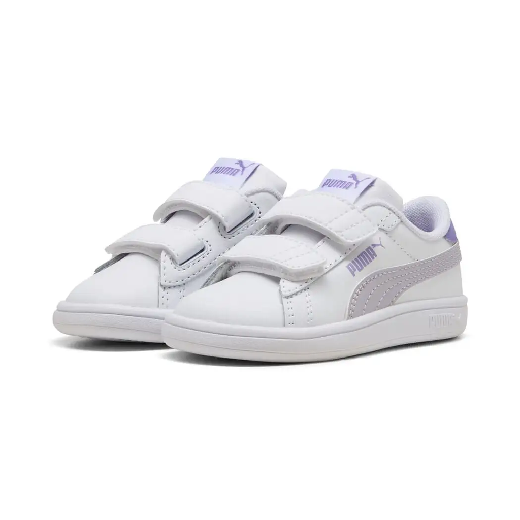 PUMA SMASH 3.0 L V INF WHITE/LILAC NIÑA INFANTE