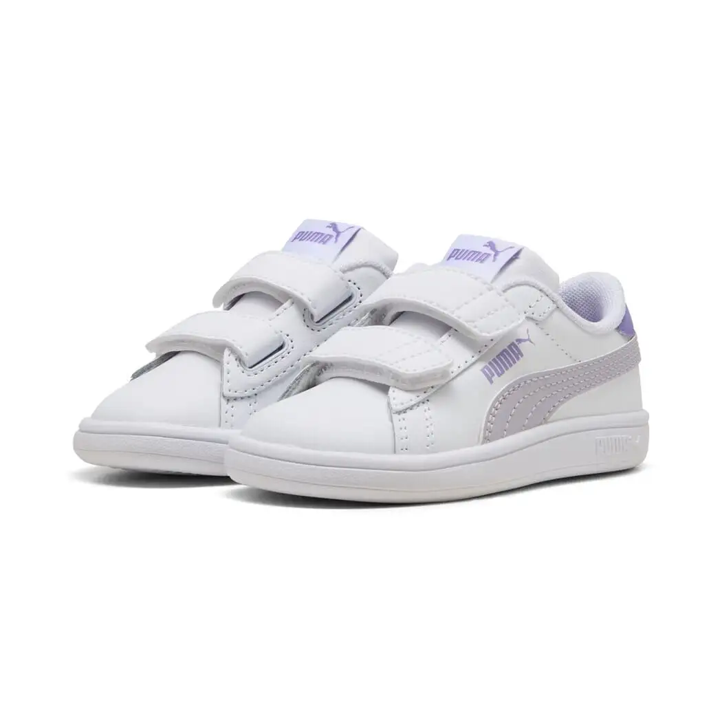 PUMA SMASH 3.0 L V INF WHITE/LILAC NIÑA INFANTE