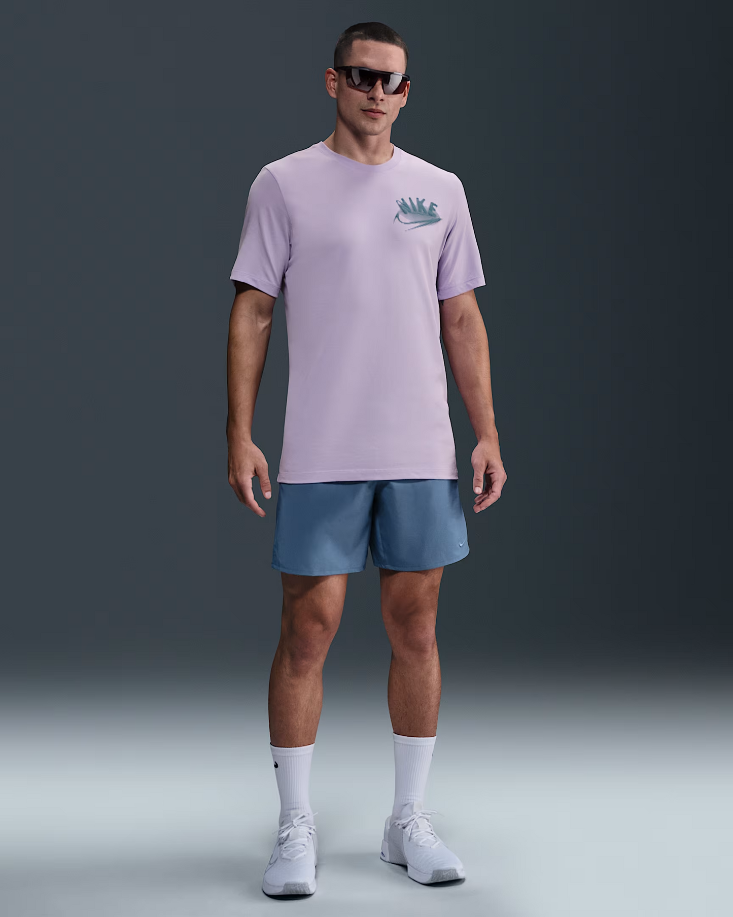 NIKE DF TEE BRAND READ PURPLE