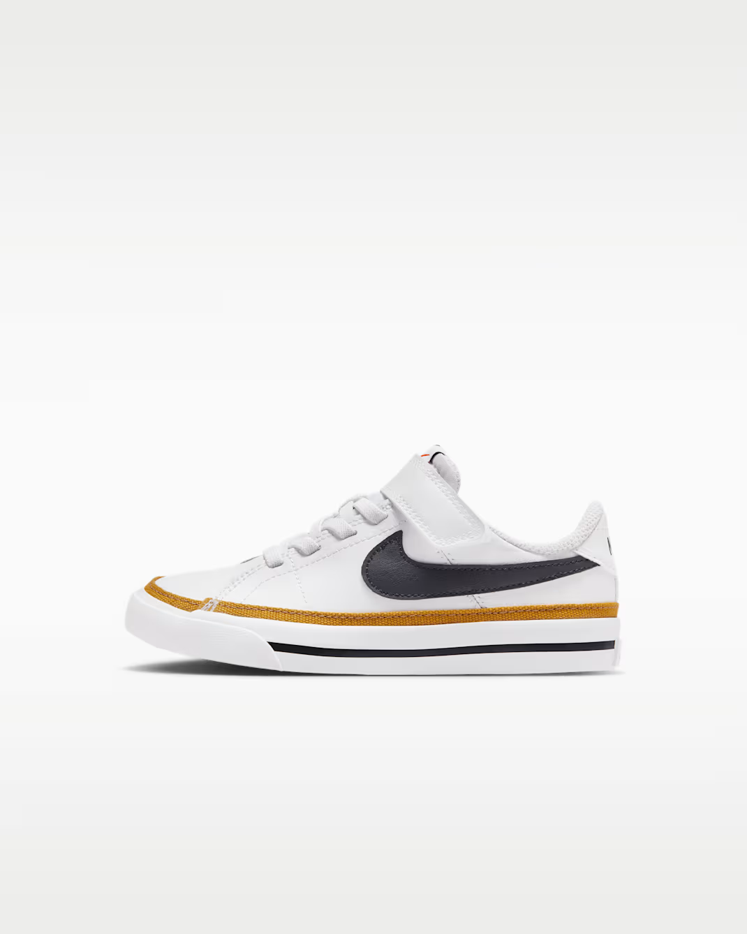NIKE COURT LEGACY WHITE/BLACK NIÑO PRE-ESCOLAR