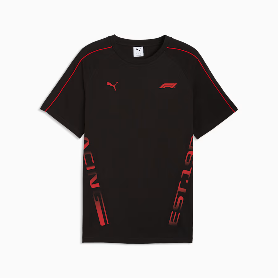 F1 LIFESTYLE T7 TEE BLACK