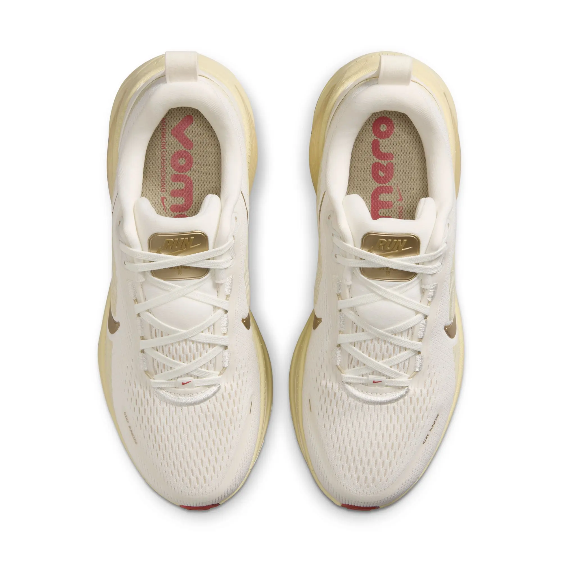 W NIKE VOMERO 18 BEIGE/GOLD MUJER