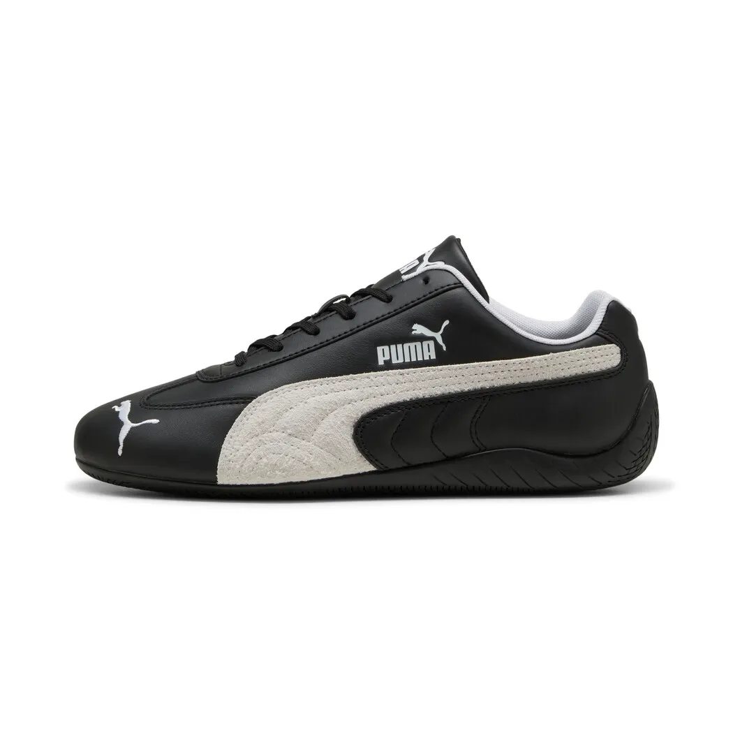 PUMA SPEEDCAT LTHR BLACK/WHITE HOMBRE