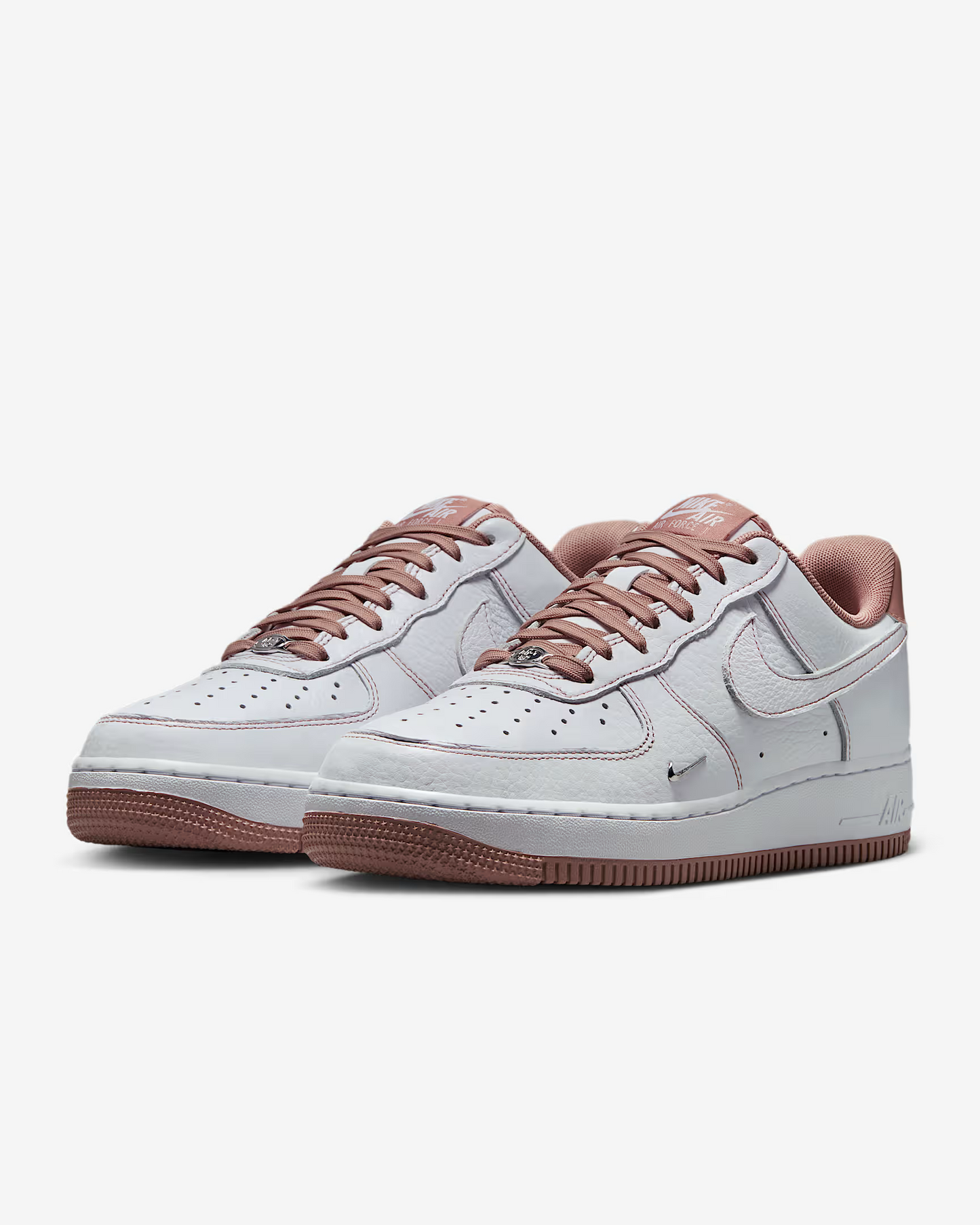 W AIR FORCE 1 07 MINI JEWEL WHITE/PARTICLE PINK