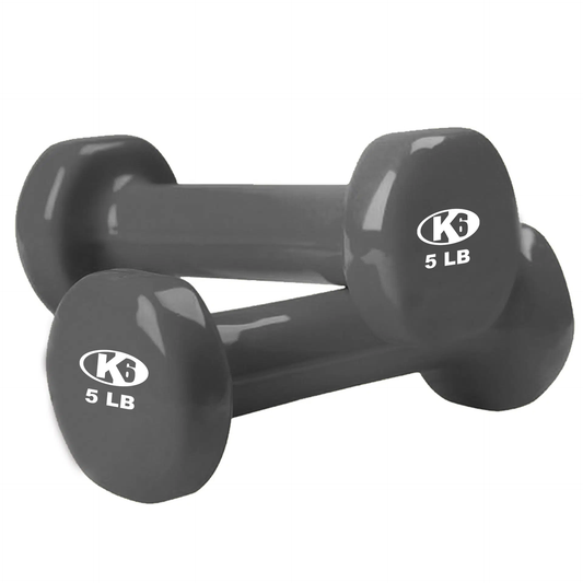 MANCUERNA DE VINIL GRAY(5 LB)