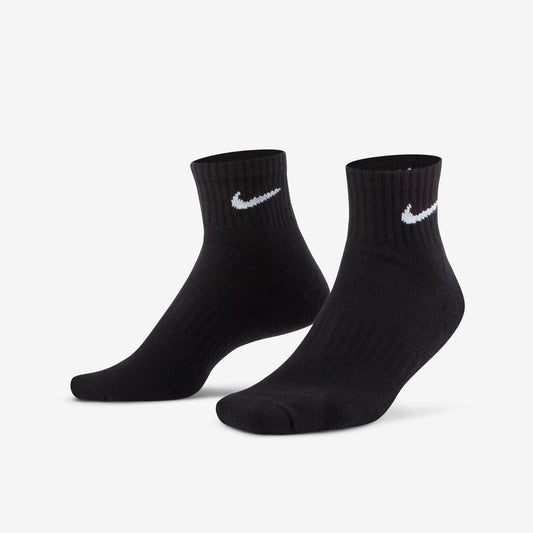 EVERYDAY PLUS LTWT FOOT 3PR BLK/WHT SX7667-010 # M