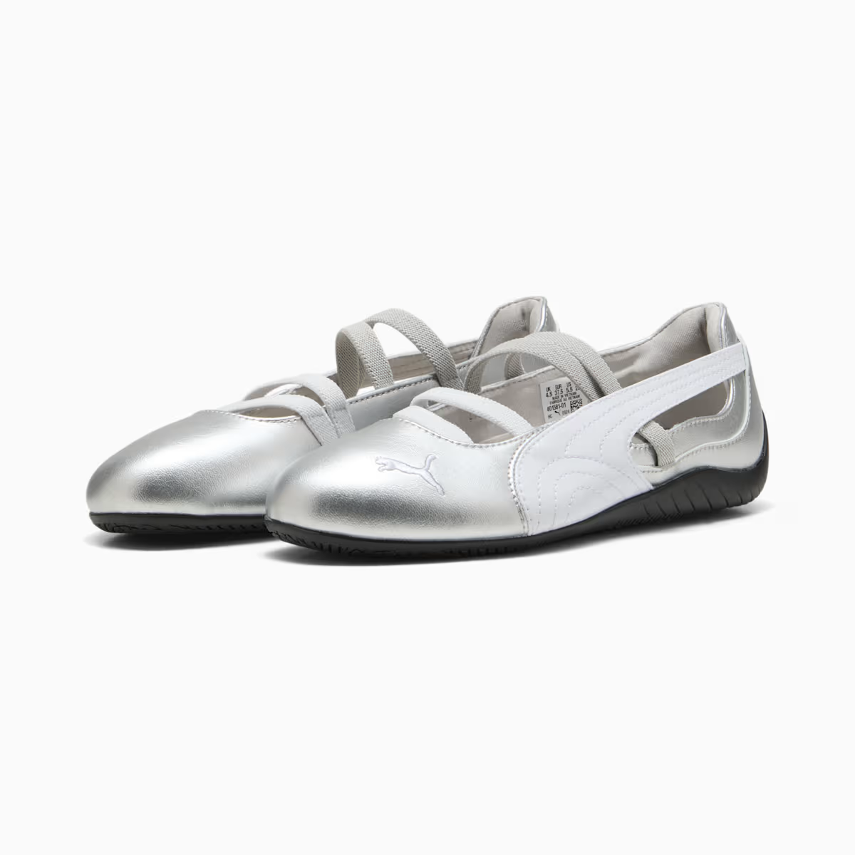 SPEEDCAT BALLET METALLIC WNS SILVER-WHITE