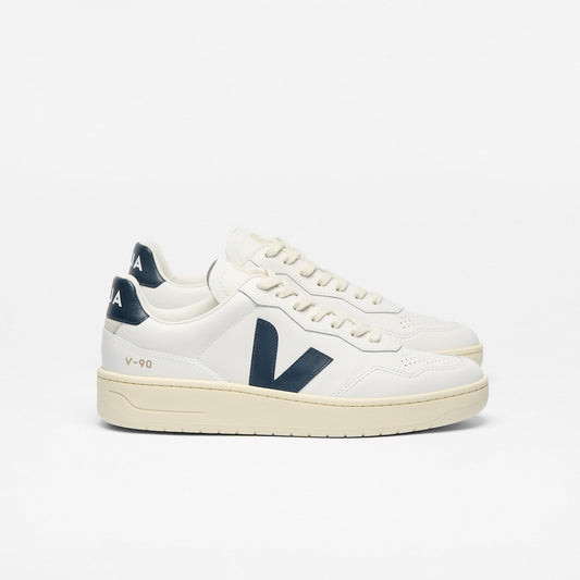 TENIS VEJA-90  WHITE/BLACK