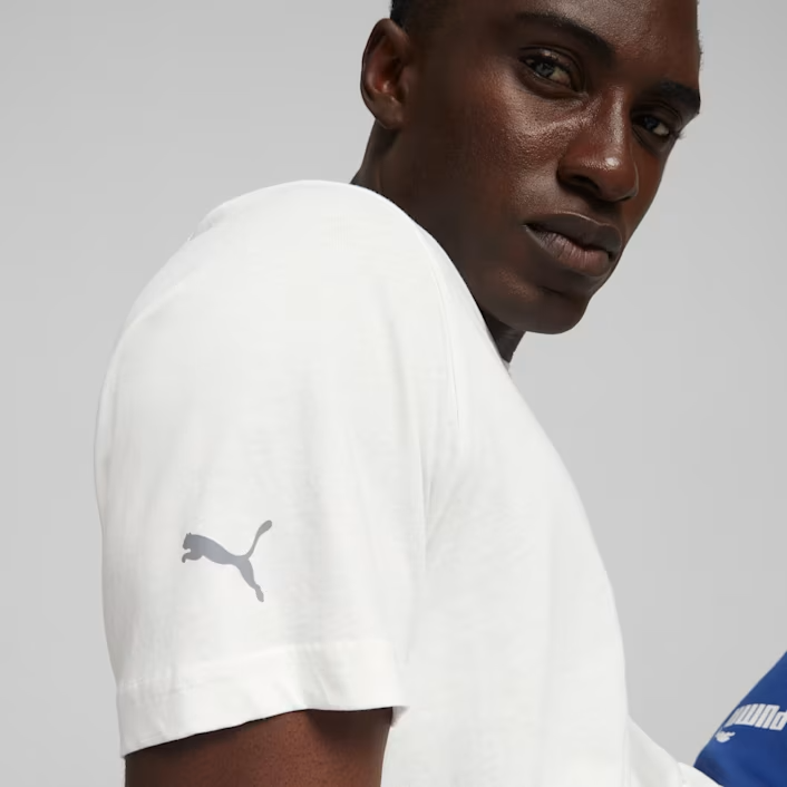 PUMA BMW MMS ESS LOGO TEE WHITE