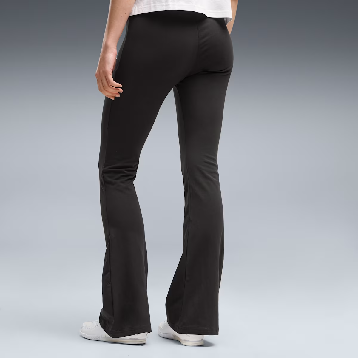 ESS HIGH-WAIST FLARED LEGGINGS W CHOCOLATE-FONDUE