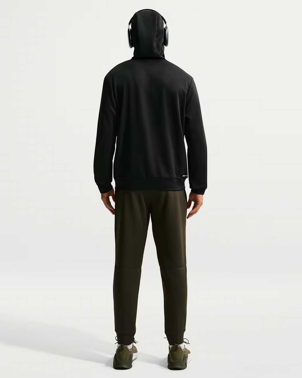 NIKE SUDADERA DRI-FIT HYVERSE FULL-ZIP (BLACK/WHITE) HOMBRE