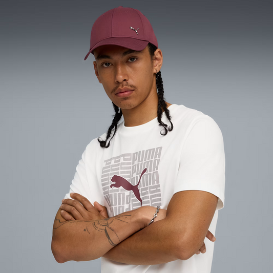 PUMA ESS METAL PUMA CAT DARK RED