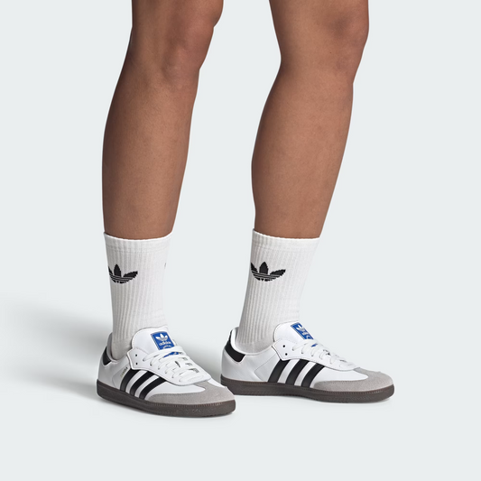 SAMBA OG WHT/BLK/GRAY B75806 # 8.5
