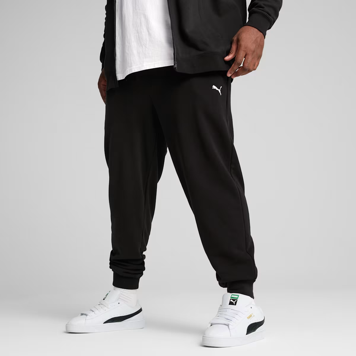 ESS PUMA LOGO SWEATPANTS TR CL BLACK