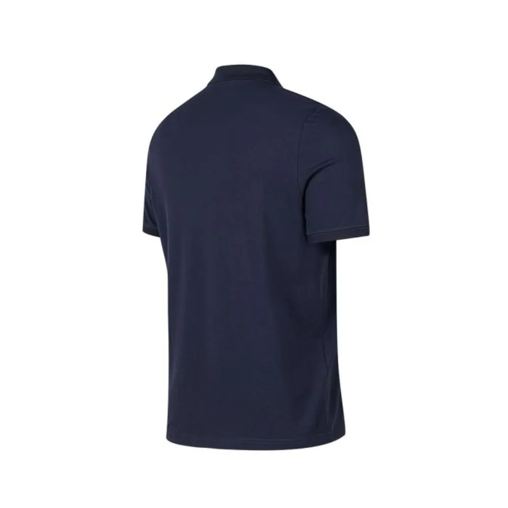 ESS SMALL PUMA LOGO PIQUE POLO NAVY