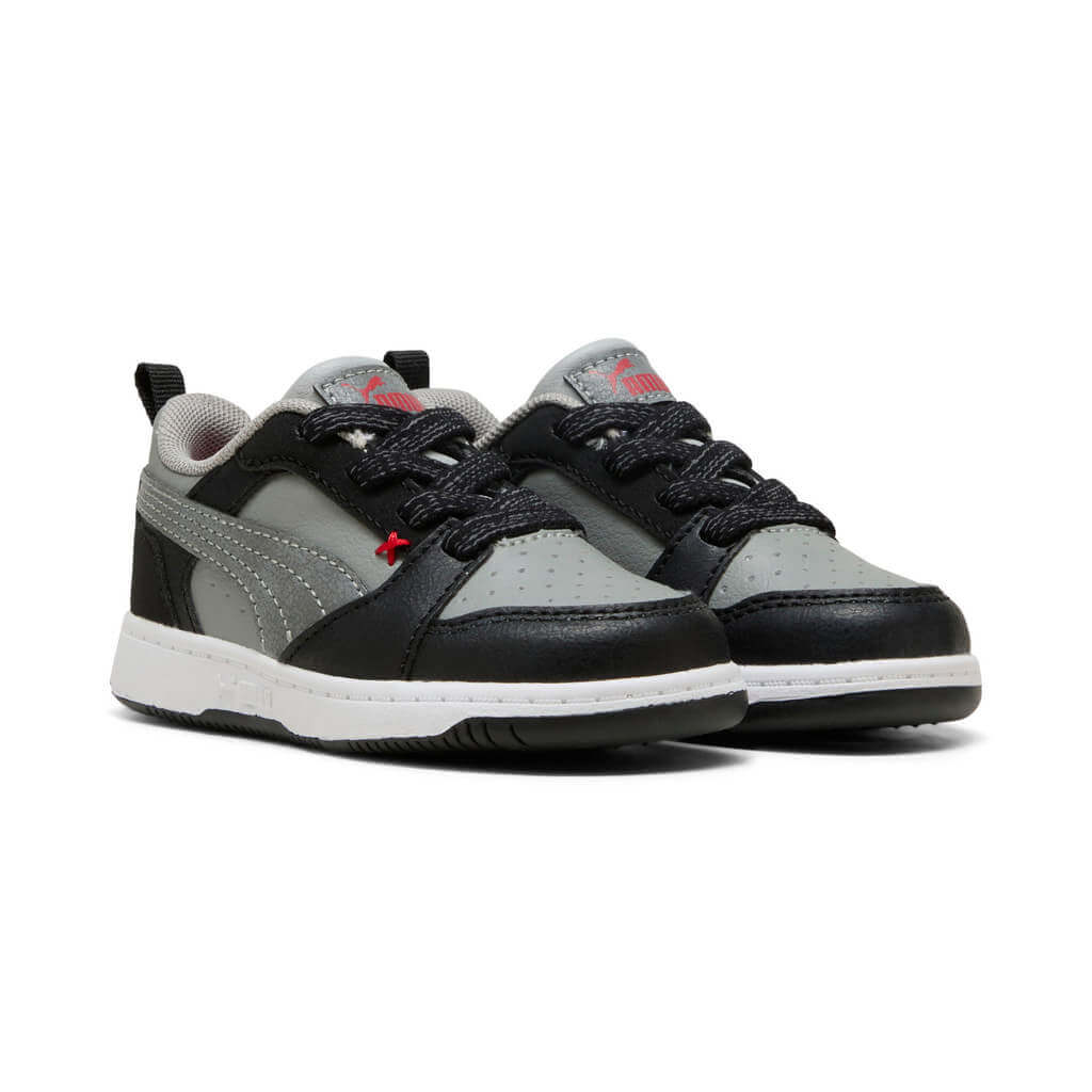 PUMA REBOUND V6 LO MID 90S AC INF BLACK/GREY NIÑO INFANTE