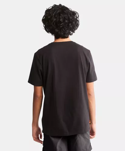 TIMBERLAN DFRONT STACK LOGO BLACK