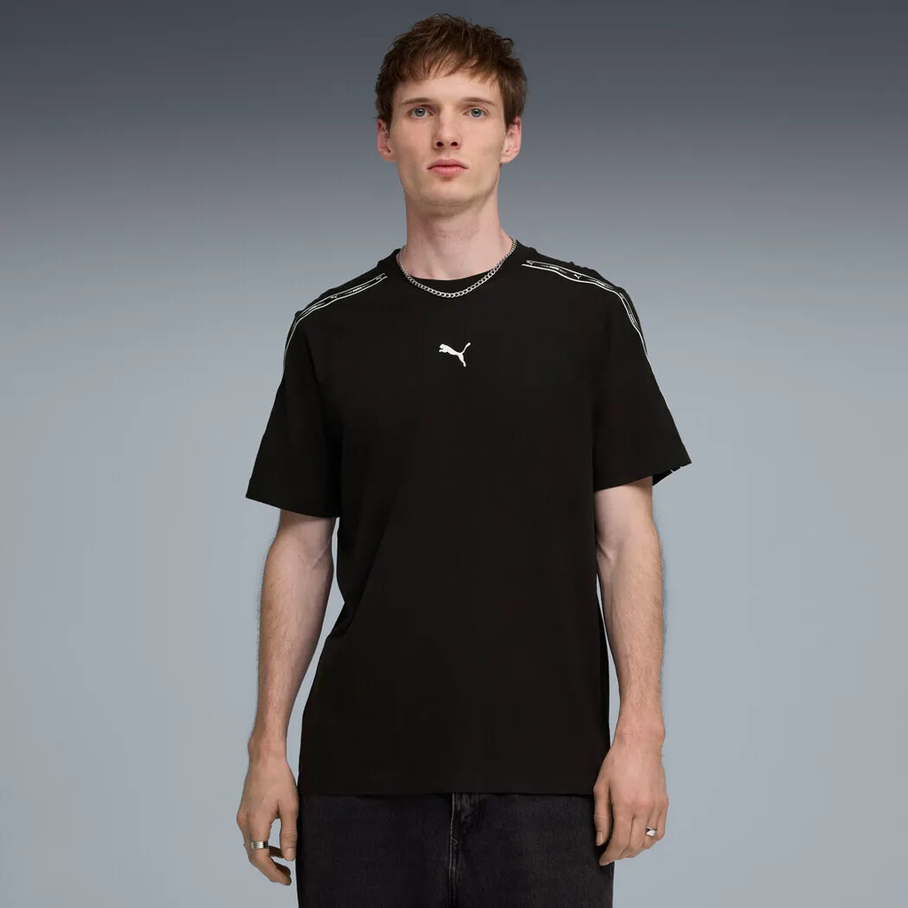 ESS TAPE TEE BLACK