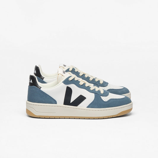 VEJA V-10 PRIME LEATHER WHITE/BLACK