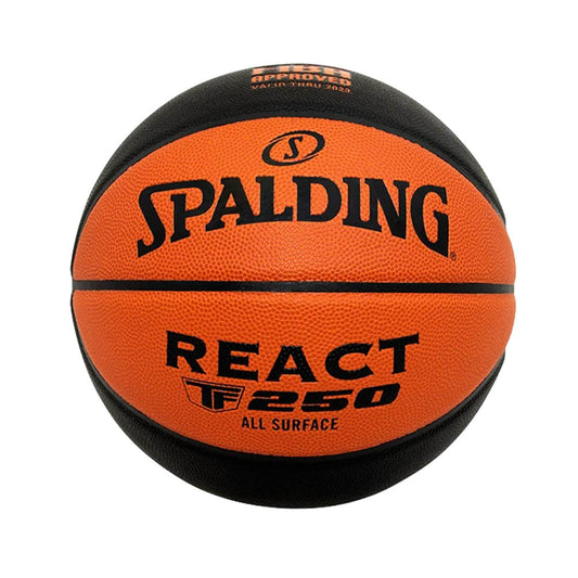 SPALDING BK TF 250 6 REACT FIBA 2T ORANGE