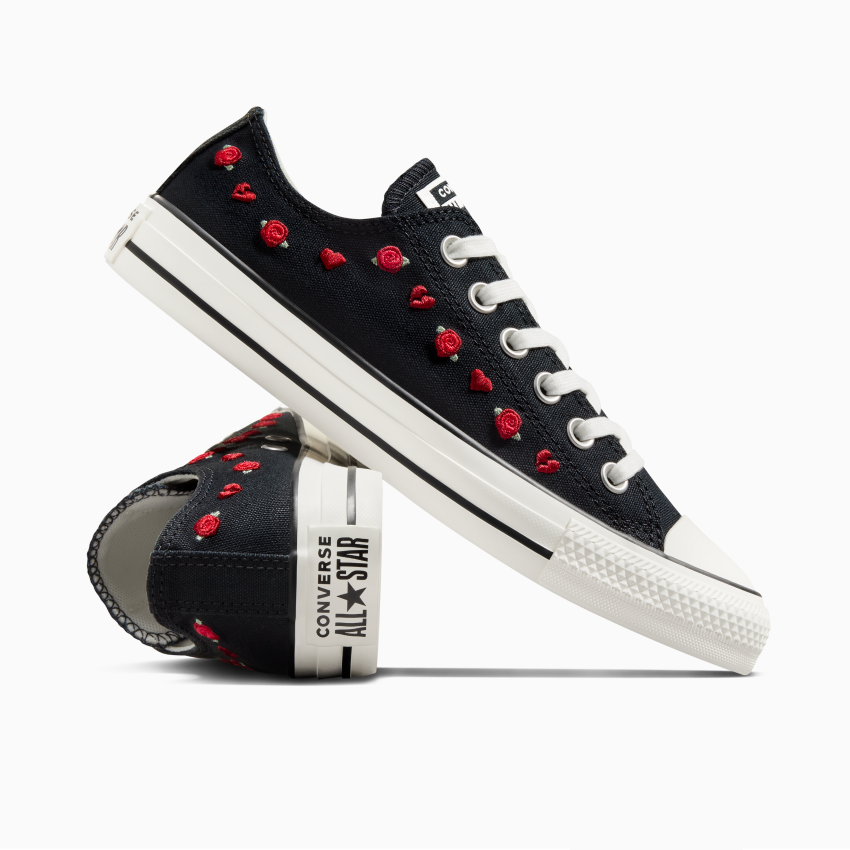 CONVERSE CHUCK TAYLOR ALL STAR "VALENTINE'S BLACK/RED/EGRET