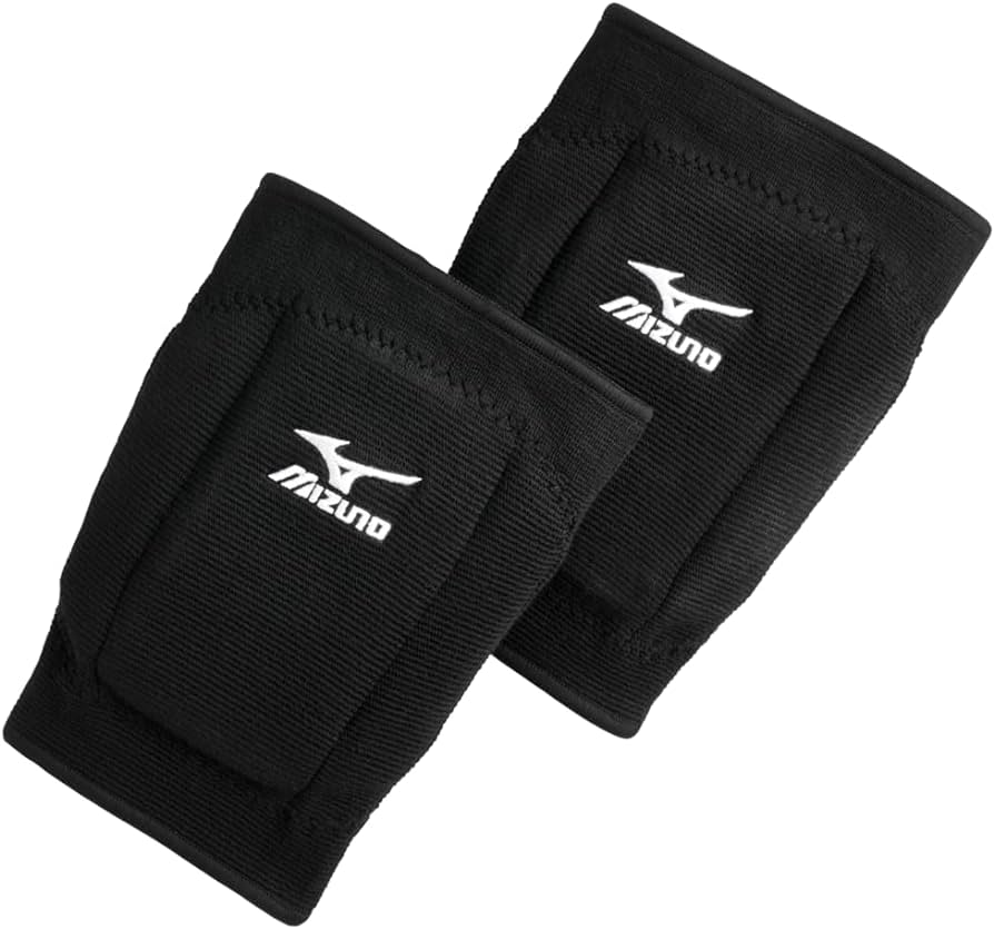 MIZUNO YOUTH T10 PLUS KNEEPAD, ONE SIZE, BLACK