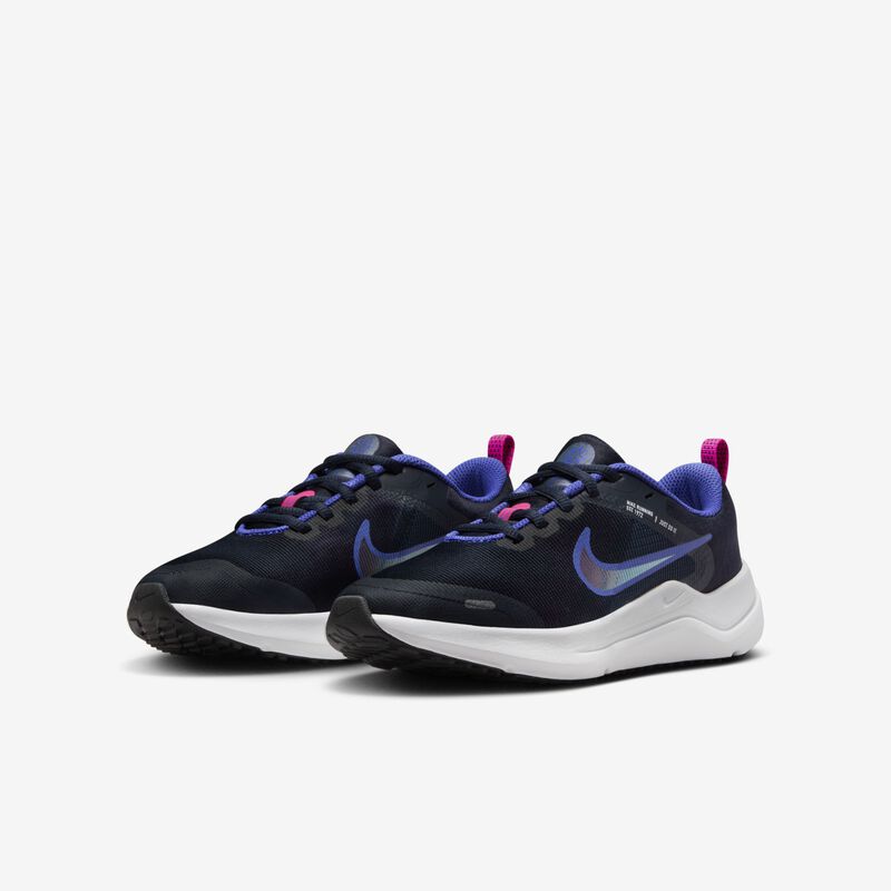 NIKE DOWNSHIFTER 12 NN GS BLACK/PURPLE