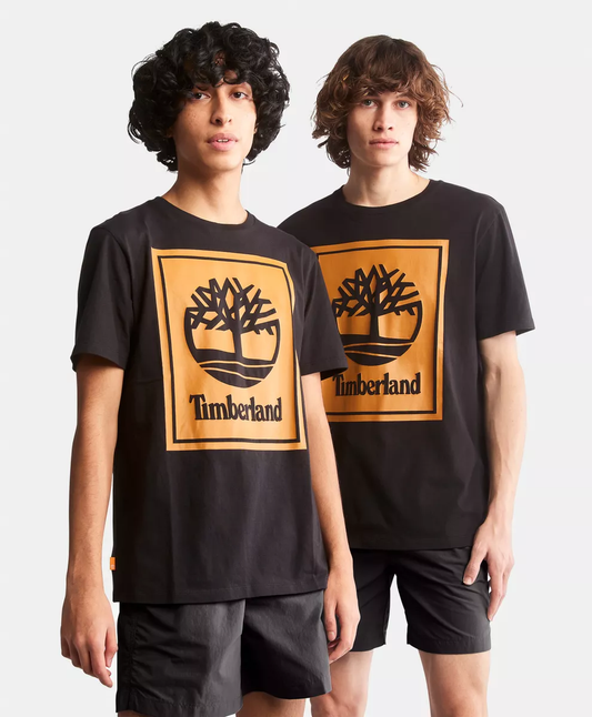 TIMBERLAN DFRONT STACK LOGO BLACK