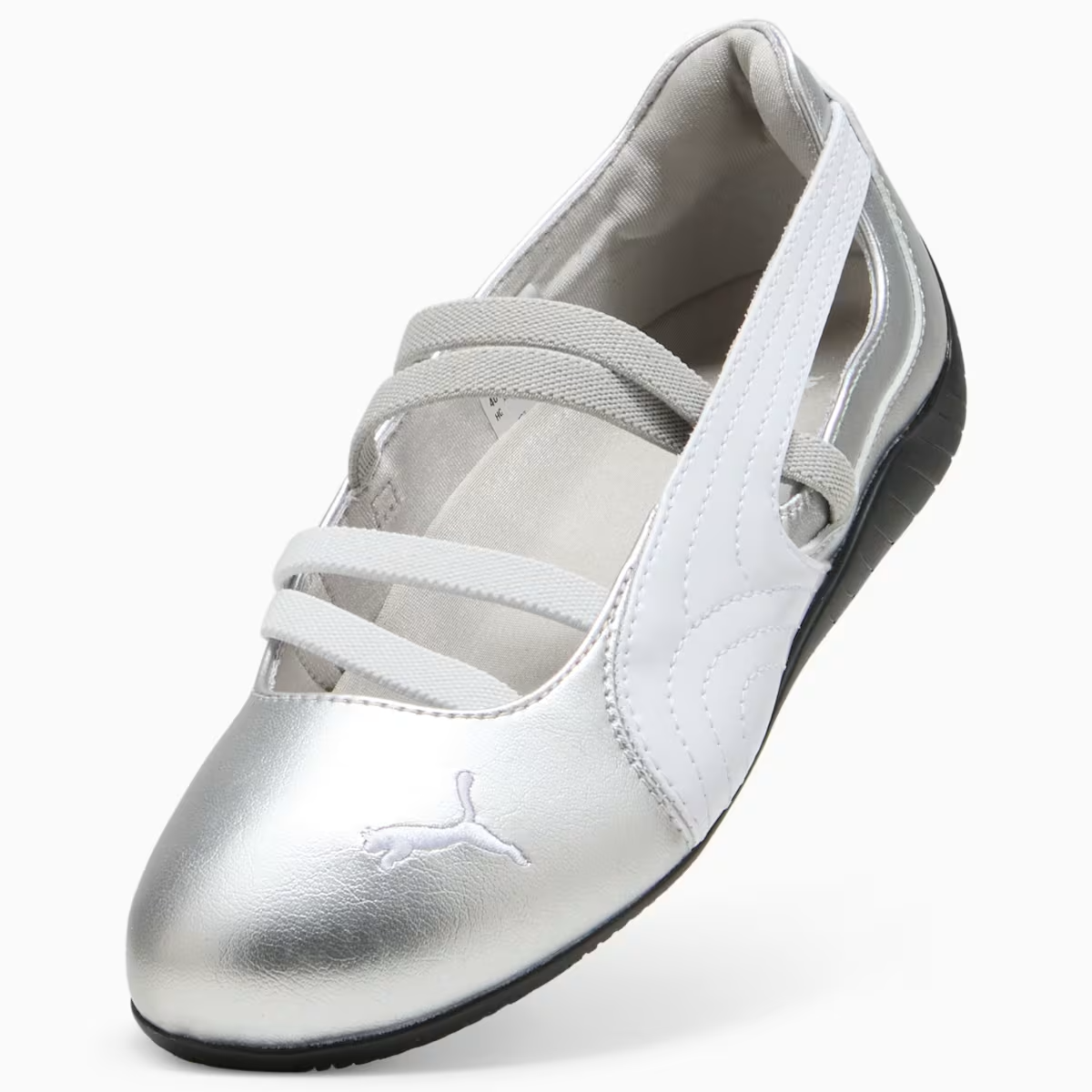 SPEEDCAT BALLET METALLIC WNS SILVER-WHITE