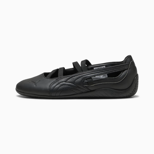 SPEEDCAT BALLET LTHR WNS  BLACK