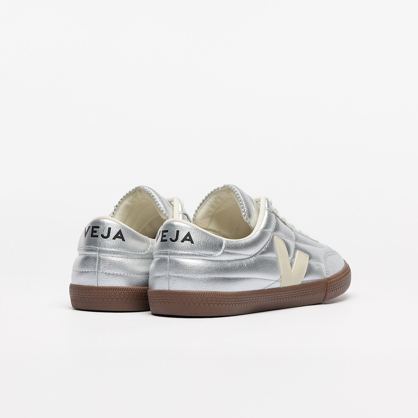 VEJA PANENKA LEATHER SILVER WHITE PIERRE BARK
