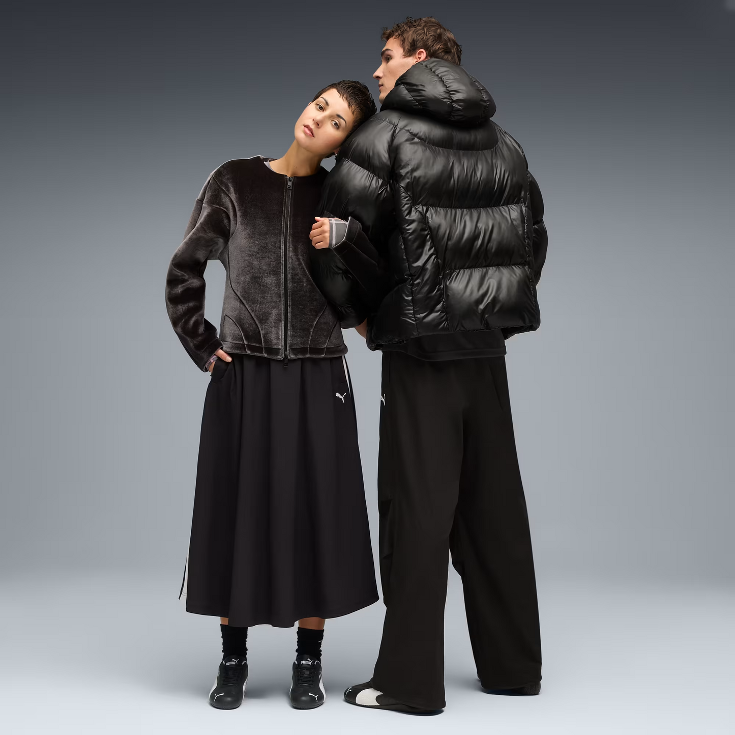 PUMA SPEEDCAT LTHR BLACK/WHITE