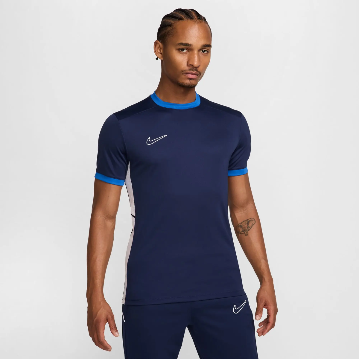 M NK DF ACD25 SS TOP NAVY/WHITE