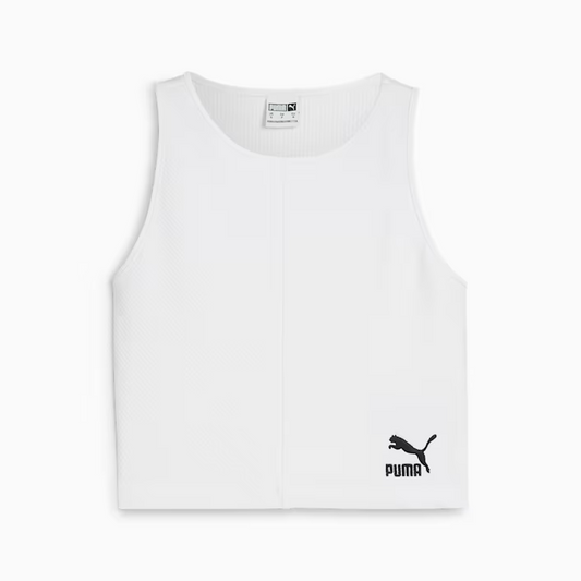 PUMA CLASSICS RIBBED WHITE