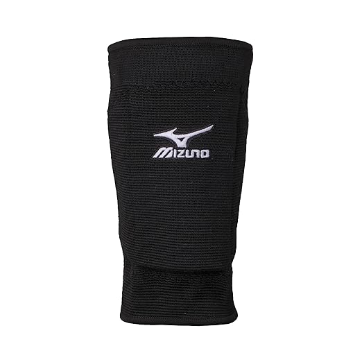 MIZUNO YOUTH T10 PLUS KNEEPAD, ONE SIZE, BLACK
