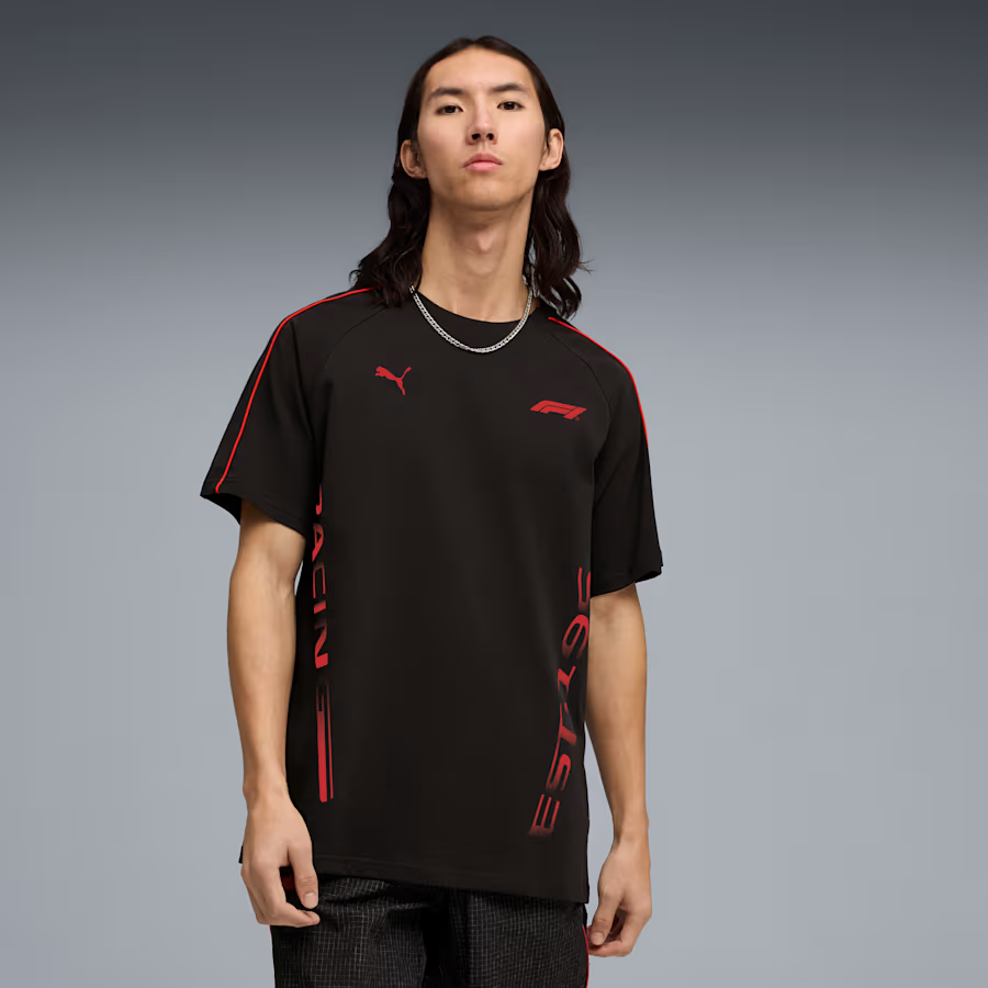 F1 LIFESTYLE T7 TEE BLACK