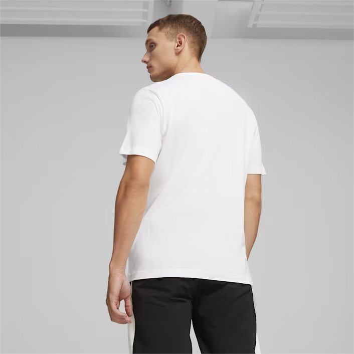 PUMA BMW MMS CAR GRAPHIC TEE WHITE