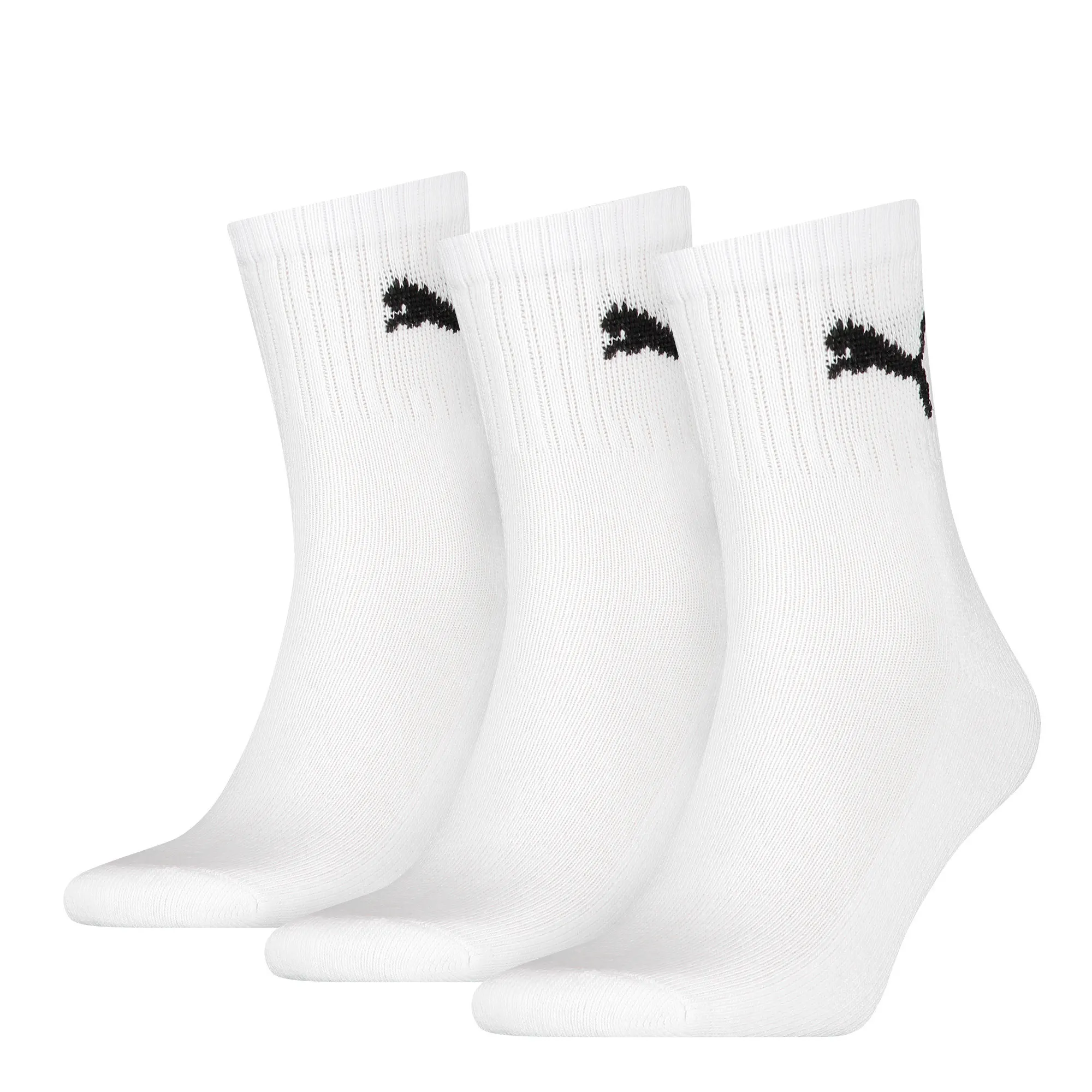 PUMA SHORT CREW 3P UNISEX WHT