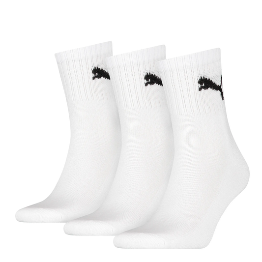 PUMA SHORT CREW 3P UNISEX WHT