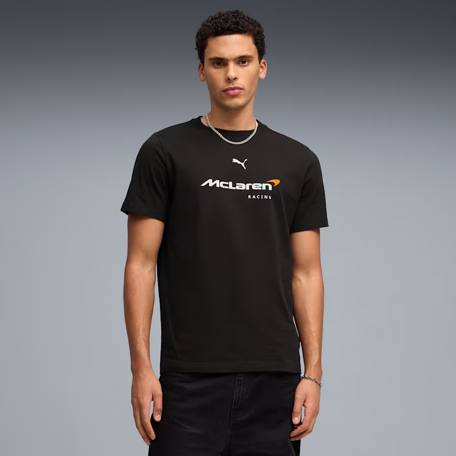 MCLAREN BIG LOGO TEE BLACK