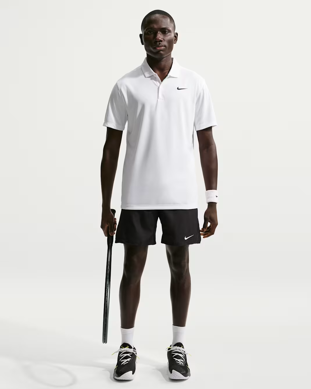 M NKCT DF POLO SOLID WHITE