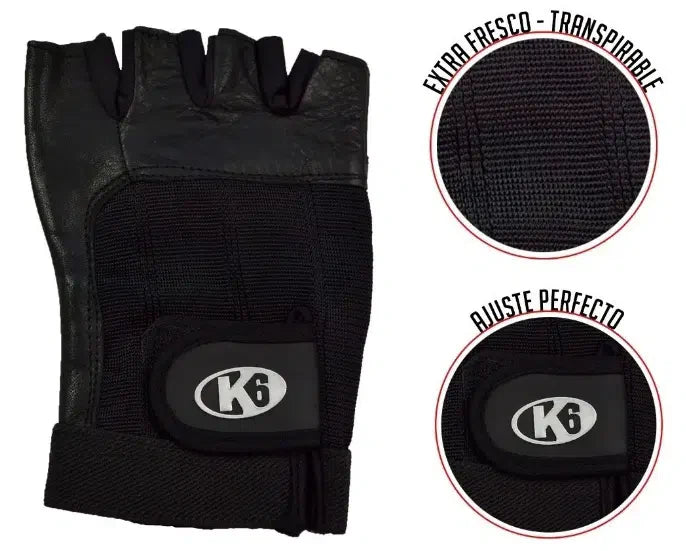 GUANTES K6 BLACK