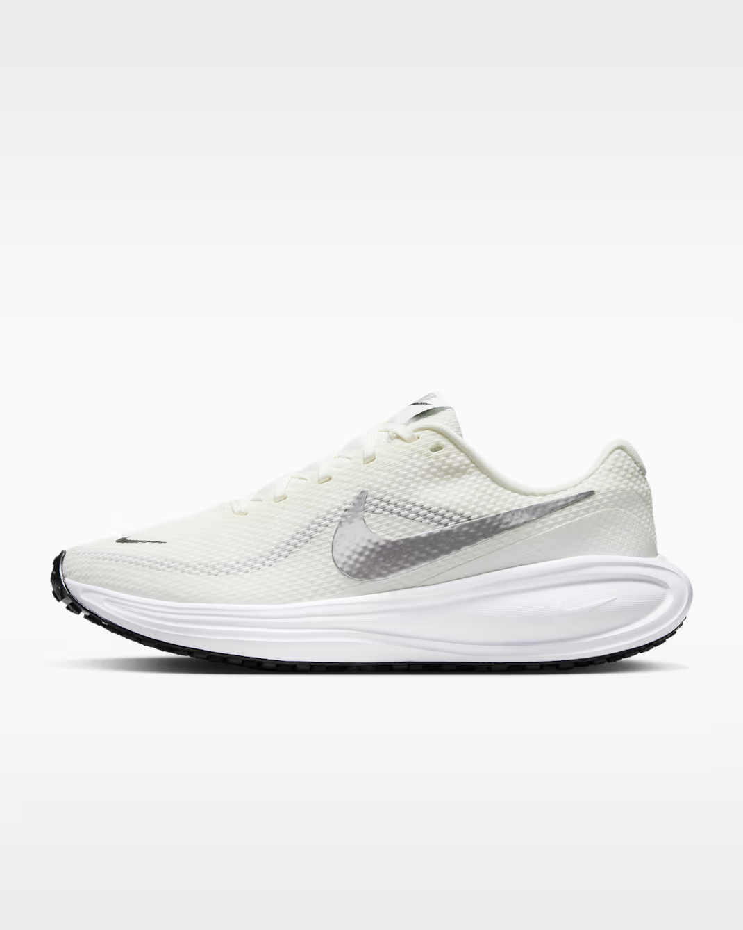W NIKE REVOLUTION 8 SAIL-METALLIC SILVER-WHITE