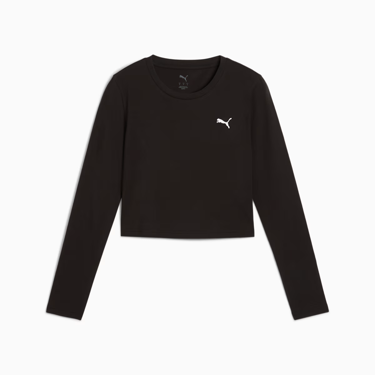 WARDROBE ESS LONGSLEEVE BABY TEE BLACK