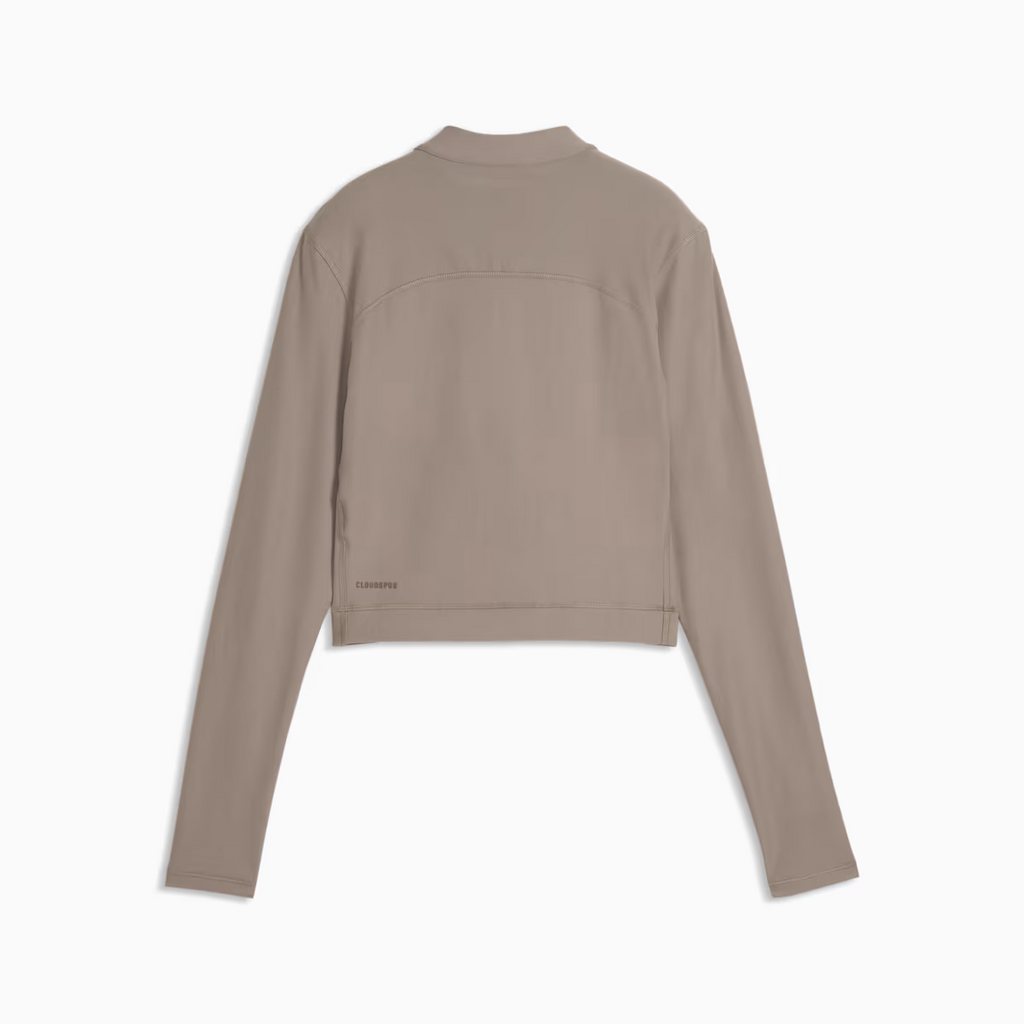CLOUDSPUN ZIP LS W MOUSE-GRAY