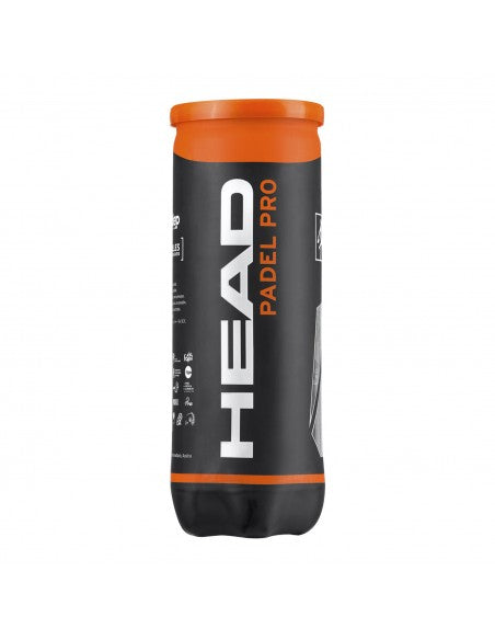 PELOTAS HEAD 3B PADEL PRO GREEN