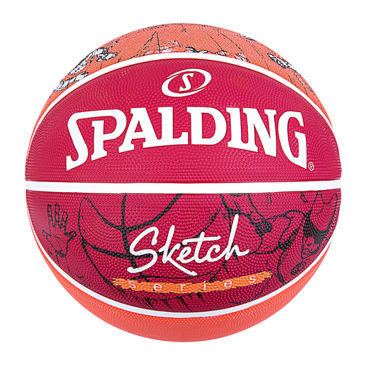 SPALDING SKETCH DRIBLE RED/ORANGE