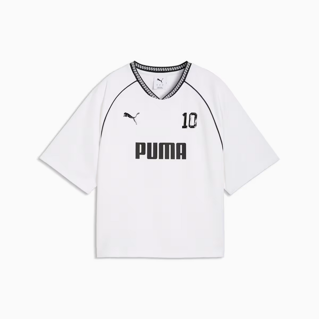 PUMA SPORT RELAXED JERSEY WHITE/BLACK