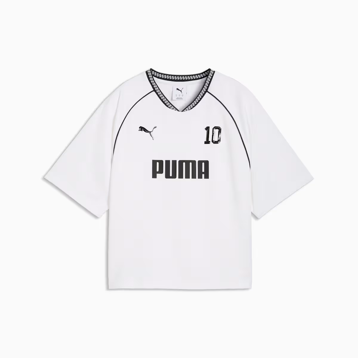 PUMA SPORT RELAXED JERSEY WHITE/BLACK
