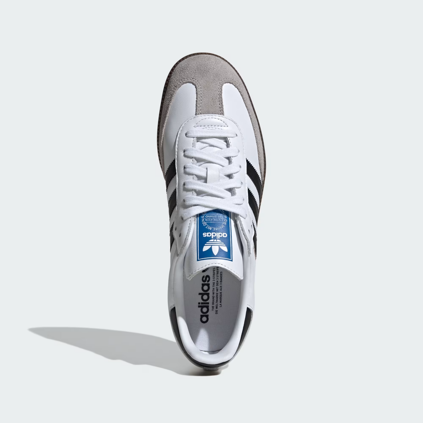 SAMBA OG WHT/BLK/GRAY B75806 # 8